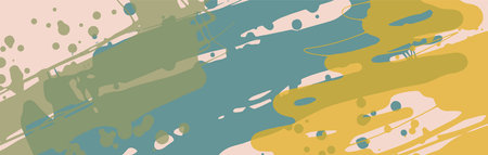 Design template. Design element. Summer background. Abstract grunge banner texture. Brush background. Simple surface pattern design. Grunge abstract pattern. Ink splatter.のイラスト素材