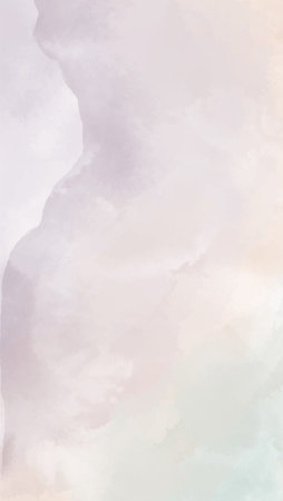 Abstract vertical background designed with soft tone watercolor stains, Vector illustrationのイラスト素材