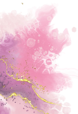 abstract pink coral color background painting design. vector illustrationのイラスト素材