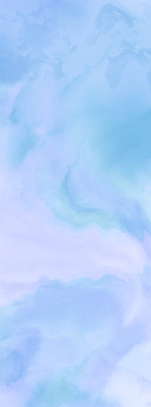 Elegant banner template design with blue paint brush elements. Abstract decoration. Vector illustration.のイラスト素材