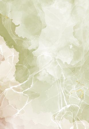 Elegant banner template design with color paint brush elements. Abstract decoration. Vector illustration.のイラスト素材