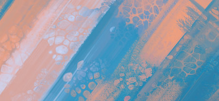 Abstract Blue Pink paint Background. Design banner element. Vector illustration