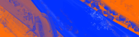 Abstract Blue Orange Pink paint Background. Design banner element. Vector illustrationのイラスト素材