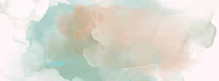 Hand painted abstract color background, vector illustration, design elementのイラスト素材