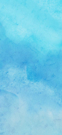 Abstract blue watercolor paint Background. Design banner element. Vector illustrationのイラスト素材