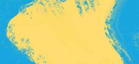 Abstract Blue Yellow paint Ukraine style Background. Ukrainian color Design banner element. Vector illustrationのイラスト素材