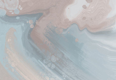 Elegant banner template design with color paint brush elements. Abstract decoration. Vector...
