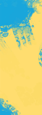 Abstract Blue Yellow paint Ukraine style Background. Ukrainian color Design banner element. Vector illustrationのイラスト素材