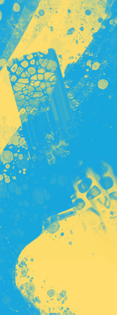 Abstract Blue Yellow paint Ukraine style Background. Ukrainian color Design banner element. Vector...