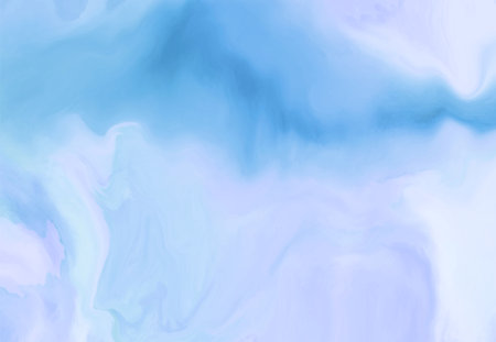 Elegant banner template design with blue paint brush elements. Abstract decoration. Vector illustration.のイラスト素材