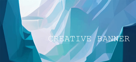 Blu ice triangle abstract in origami style on light background. Modern background design. Vector abstract graphic design banner pattern background template. Low poly style design.のイラスト素材