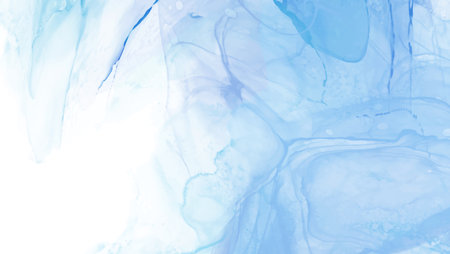 Elegant banner template design with color paint brush elements. Abstract decoration. Vector illustration.のイラスト素材