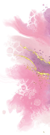 abstract pink coral color background painting design. vector illustrationのイラスト素材