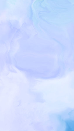 Elegant banner template design with blue paint brush elements. Abstract decoration. Vector illustration.のイラスト素材