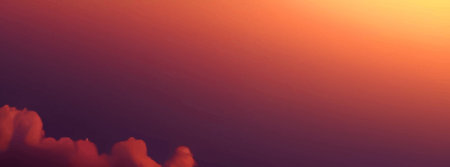 Sunset dawn clouds in fantasy style on soft dark background. Summer vacation concept. Summer light...