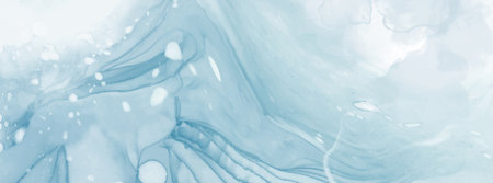 Elegant banner template design with color paint brush elements. Abstract decoration. Vector illustration.のイラスト素材