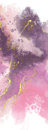 abstract pink coral color background painting design. vector illustrationのイラスト素材