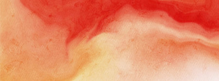 Abstract red watercolor paint Background. Design banner element. Vector illustrationのイラスト素材
