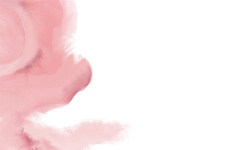 Abstract horizontal pink watercolor background. Vector design element.のイラスト素材