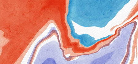 abstract blue red color background painting design. vector illustration