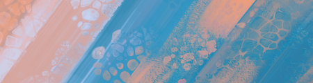 Abstract Blue Pink paint Background. Design banner element. Vector illustration
