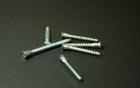 Screws ready for use as intendedの写真素材