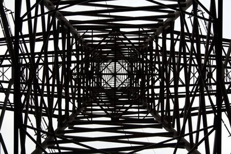 Electricity pylonの写真素材