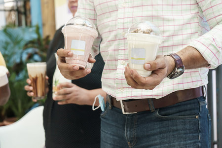 Small business owners showcasing their products during a morning talk show