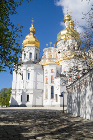 Assumption Cathedral in the Kiev - Pechersk Lavra. Ukraine