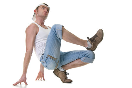 portraite of man on white background