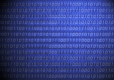 Binary computer code background 01 numbers , Matrix data technology for cyber design , soft ,blur