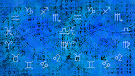 Astrology Horoscope Pattern Texture Background , Graphic Designの写真素材
