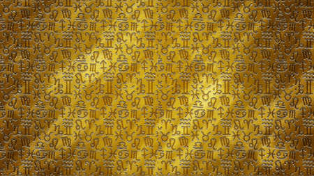 Astrology Horoscope Pattern Texture Background , Graphic Designの写真素材