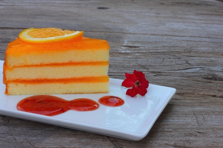 Orange Cakeの写真素材