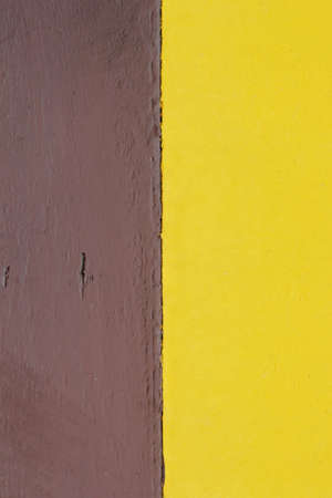 Wall wood yellow - brown.の写真素材