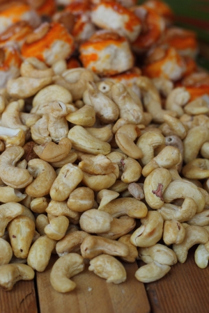 Thailand baked sweets - cashewsの写真素材