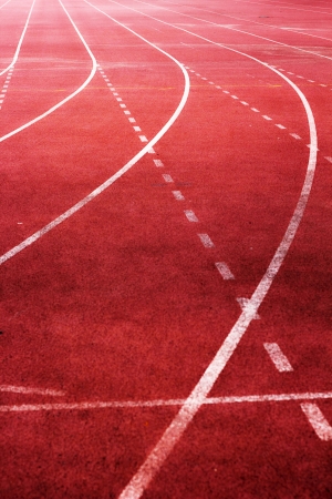 Running track for in the stadium.の写真素材