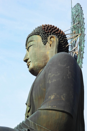 Buddha in the Sinheungsa Temple at Seoraksan National Park, South Koreaの写真素材