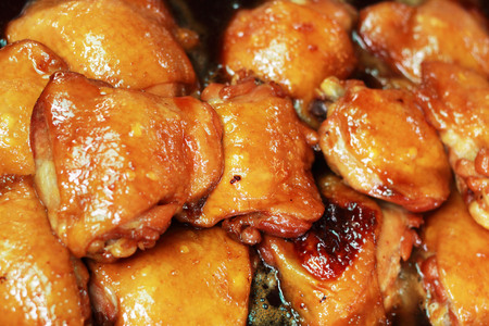 Stew chicken as a side dishの写真素材