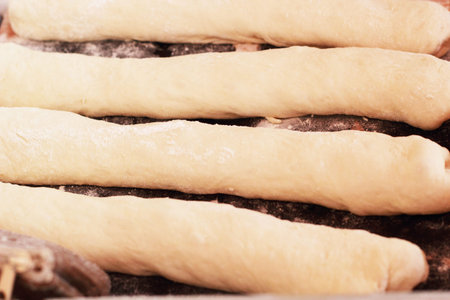 Deep-fried dough stick in the market