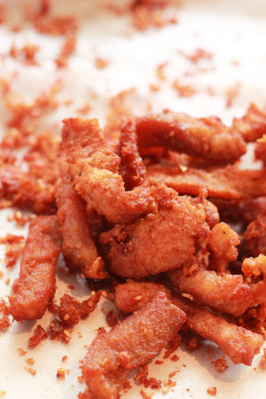 Fresh pork in the market