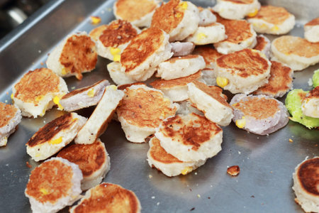 Thailand dessert, Mix flour, coconut and then fried.