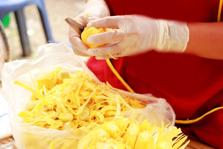 Jack fruit on the market