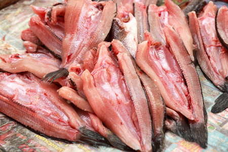 Fresh fish in the market.
