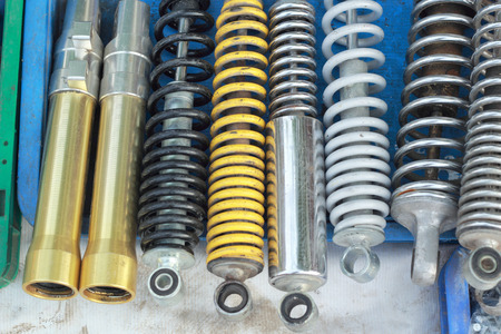 shock absorber car background textureの写真素材