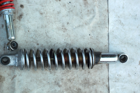 shock absorber car background textureの写真素材