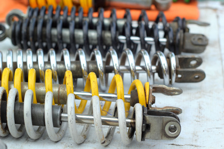 shock absorber car background textureの写真素材