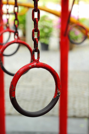 Toys various in playground for kidの写真素材