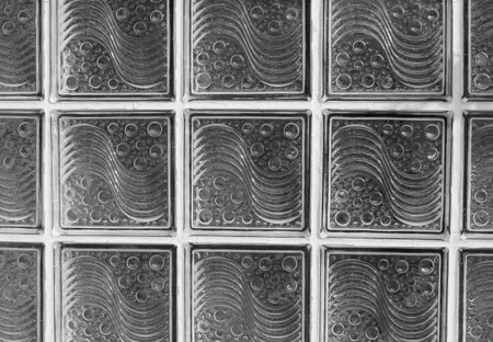 Glass and blocks background texture