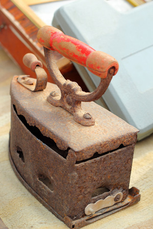 Iron old vintage - for saleの写真素材